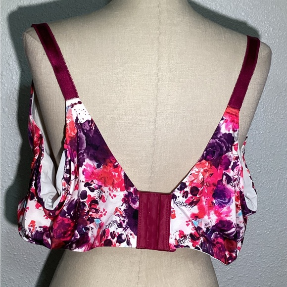 TORRID  Curve Pluss Size Full Coverage floral and skull prints Bra Size 52D - Picture 7 of 7